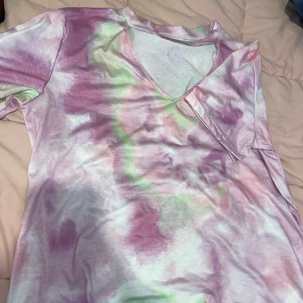 tie dye top XL